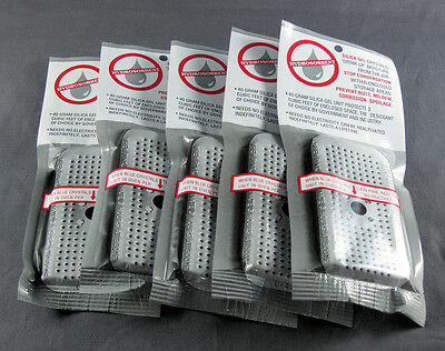 Silica Gel 40 Gram Hydrosorbent Desiccant Aluminum Canister 5 Pack